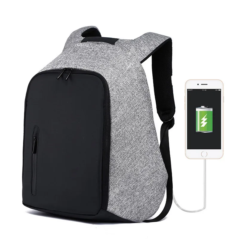 

Fashion Men Waterproof Anti Theft Backpack School Bags Travel Business USB Charge Laptop Back Pack Bagpack for Teenager