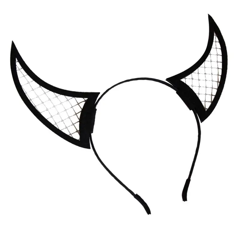 

Halloween Headband Devil Horn Accessory Hair Band Head Piece Party Favors Decoration Props Costume Supplies