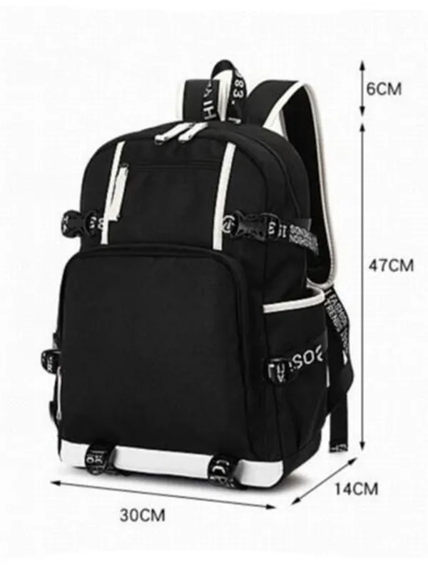 Детройт стать человеком сумка рюкзак печати школьный мешок для школы мальчиков девочек студентов путешествия с USB портом