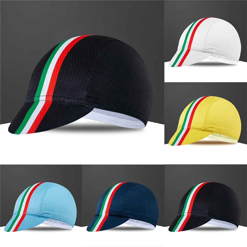 Быстросохнущая велосипедная Кепка с итальянским флагом, гоночная шапка для горного велосипеда, велосипедный головной убор, один размер, Спортивная Кепка s, велосипедная шапка для мужчин и женщин, Gorra Ciclismo