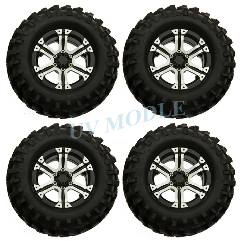 1/10 весы RC Rock Climb Crawler SCX10 D90 сплав 1 9 Beadlock колеса обод + 108 мм резиновые шины #3|rubber tyre|1.9