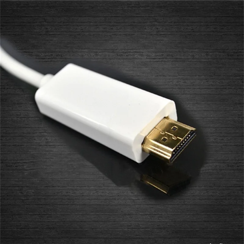 1 8 м/6 футов Mini Displayport MINI DP to HDMI Мужской адаптер конвертер кабель Thunderbolt Дисплей