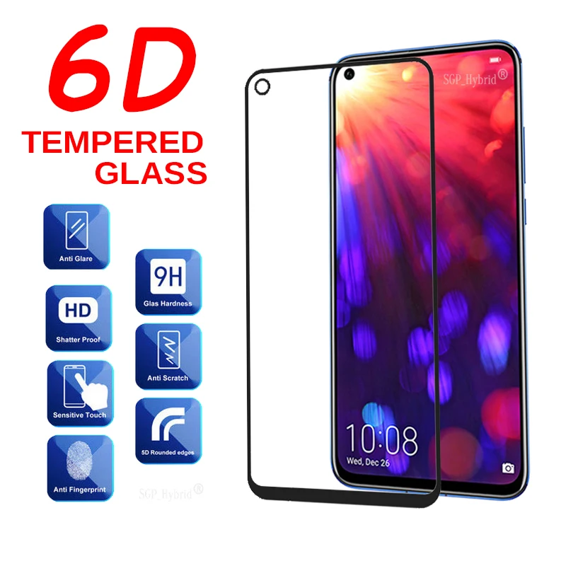 

6d Tempered Glass For Huawei Honor 20 20i Screen Protector Full Cover Safety Protective Glass On Honor View 20 V20 Honor20 pro