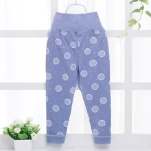 Длинное нижнее белье для новорожденных мальчиков и девочек, штаны с высокой талией для малышей, теплые штаны, хлопковые леггинсы для младенцев, Осень-зима, весна, 3 мес., 6, 2 года