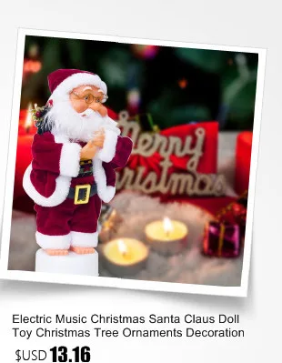 Санта-снеговик, яблочный мешок, фигурка оленя, конфетная банка, Рождественский Подарочный мешок, рождественские украшения, фигурка, конфетная сумка
