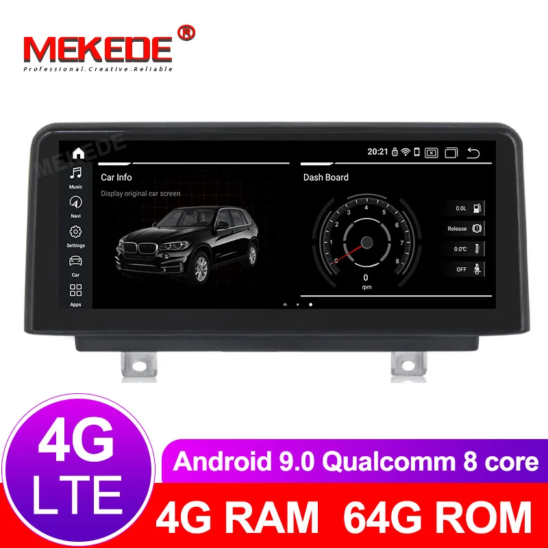 

4G Lte Qualcomm 8 core Android 9.0 4G RAM 64G ROM car dvd player For F30/F31/F34/F20/F21/F32/F33/F36 Autoradio gps navigation