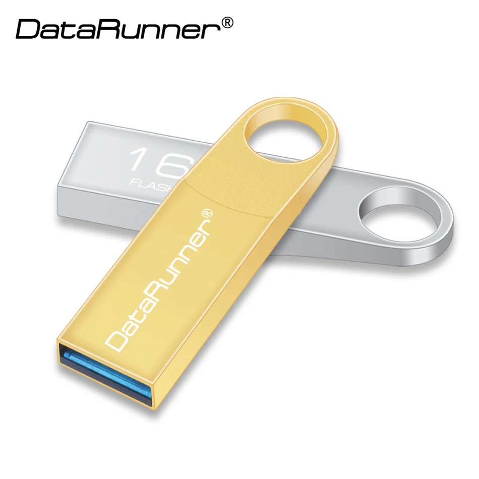 New DataRunner Metal Usb Flash Drive High Speed Pen Drive 8GB 16GB 32GB 64GB Usb Stick 3.0 Pendrive Waterproof Memory Flashdisk