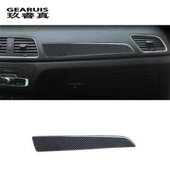

Car-styling Interior carbon fiber Glovebox Handle Decoration Sequins Glove box Covers Stickers For Q3 2013-2017 auto Accessories