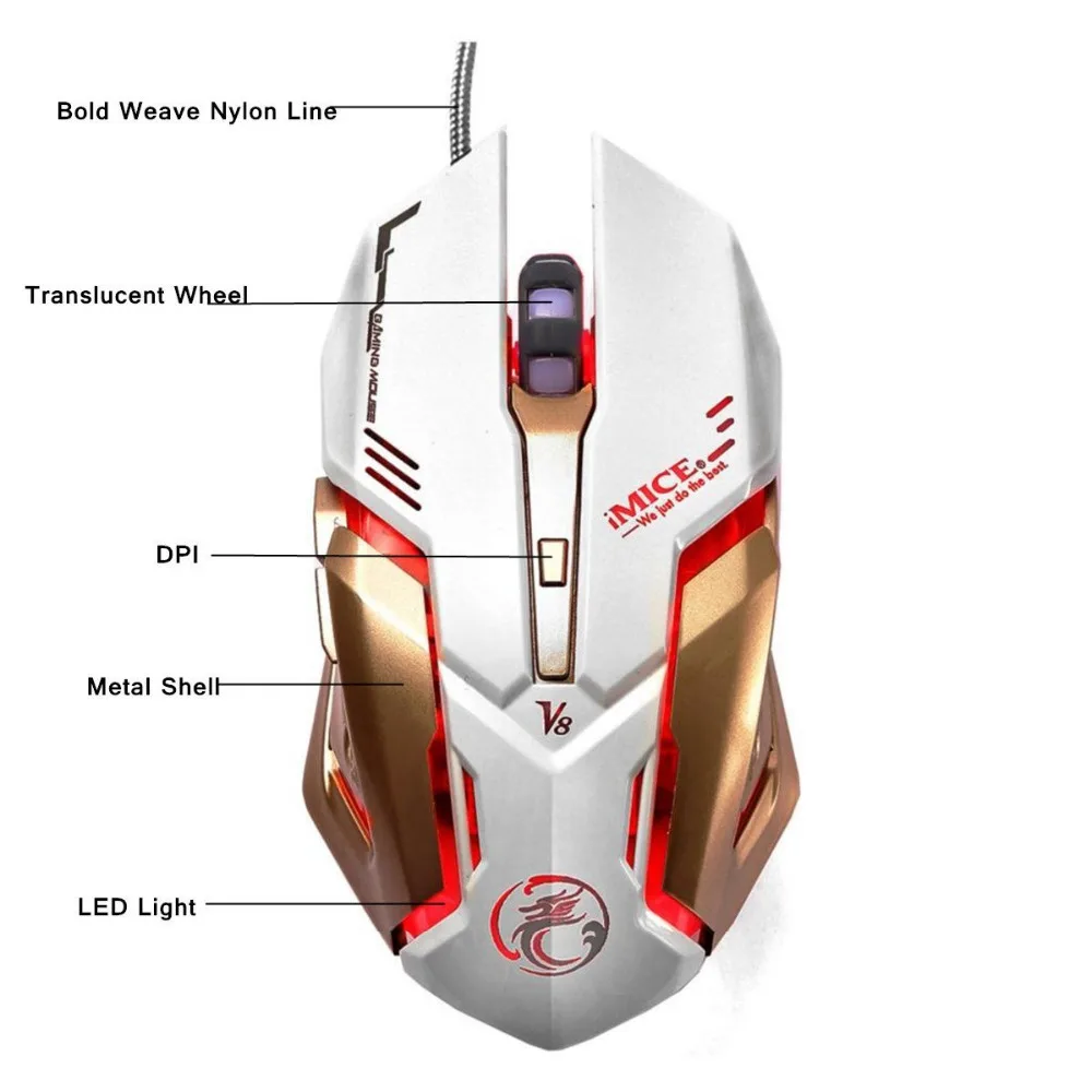 Игровой коврик для мыши, Imice V8, коврик для мыши