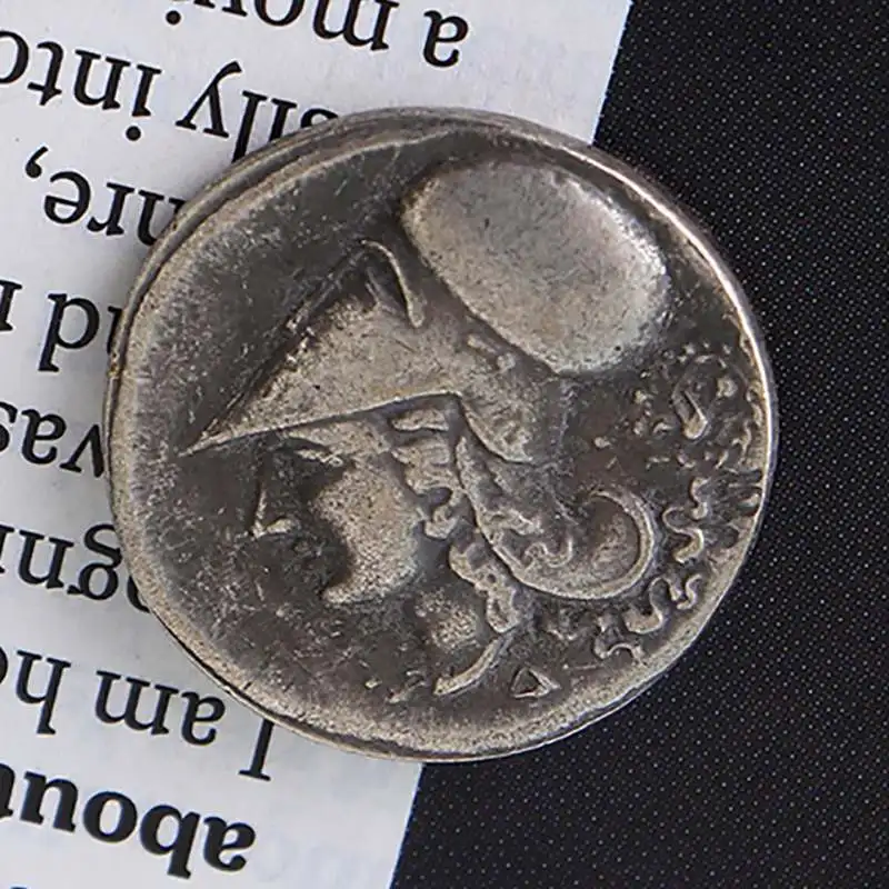 

Rare Ancient Greek Collectible commemorative Coin -415 Tetradrachm Antique Metal Plated Medal Coins Collectibles Badge