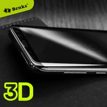 Benks 3D термоизгиб край закаленное стекло Полный экран протектор для samsung s8 s8 плюс изогнутый полный экран крышка защитная пленка