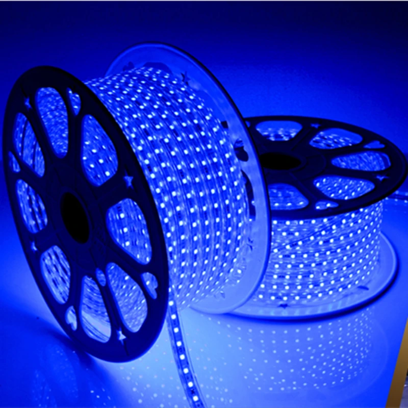Гибкая светодиодная лента Zk50 60 светодиодов/м водонепроницаемая SMD 5050 220 В
