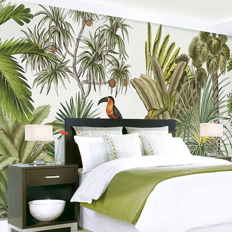 

Custom DIY Fabric & Textile Wallcoverings For Walls Retro cotton and linen For Living Room Scenery papel de parede Wallpaper