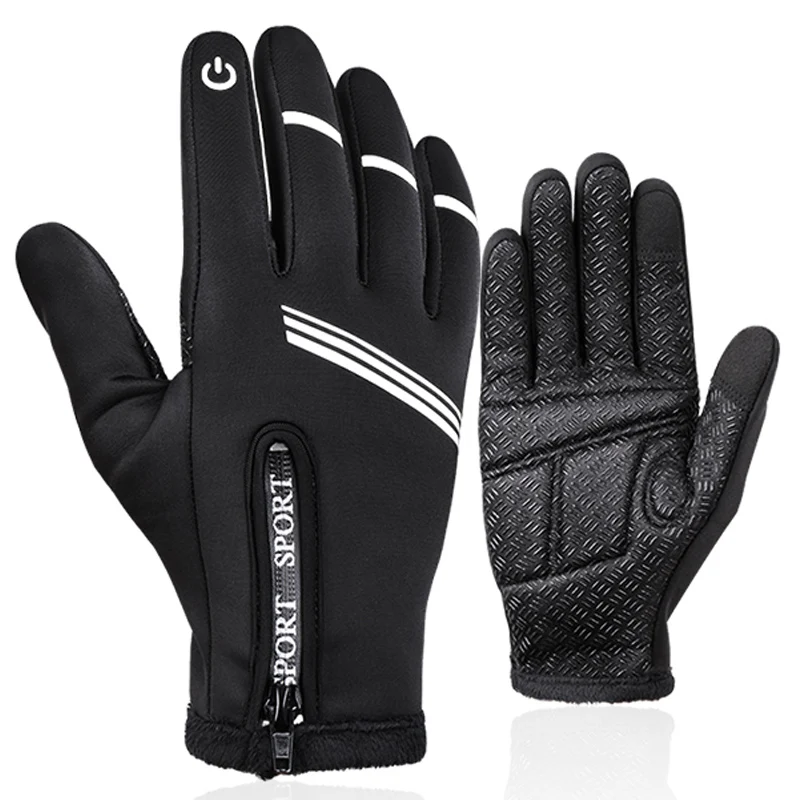 

Cycling Gloves Full Finger Thermal Sport Shockproof MTB Road Bike Motorcycle Touch Screen Glove Man Bicycle Equipment