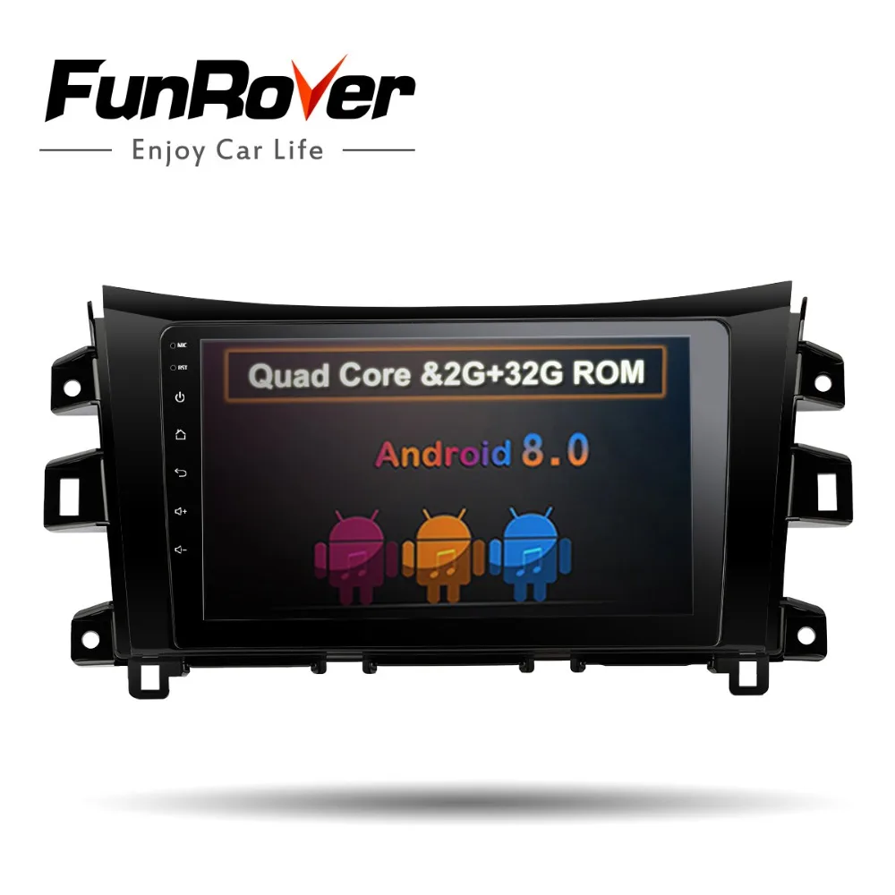 

Funrover 9" 2 din Android8.0 Car Stereo multimedia For Navara NP300 2014+ AutoRadio RDS GPS Navigation 2G RAM navi wifi headunit