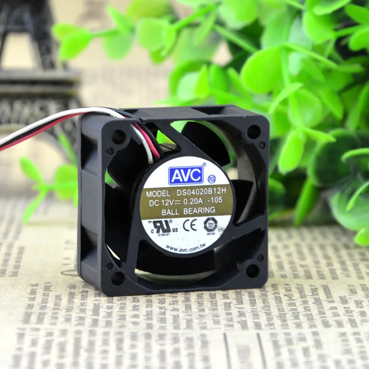 

Бесплатная доставка AVC DS04020B12H 4 см 1U переключатель вентилятора сервера 4020 12 В 0.20A осевой вентилятор охлаждения