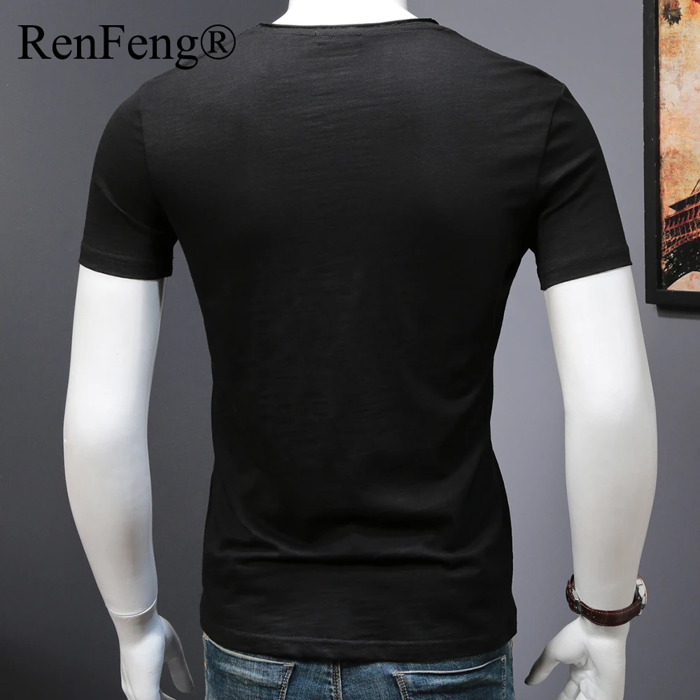 T-shirt Men Summer 2018 New Arrival Pure Cotton Male Casual Short Sleeve Mens Tshirt Solid Streetwear Hot Sale Tops High Quality (1)