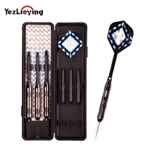 3 шт./кор. Высокое качество 21 г Профессиональный Сталь советы Дартс бросали Дартс w/Валы полета борона баррель accessoriesdongye042