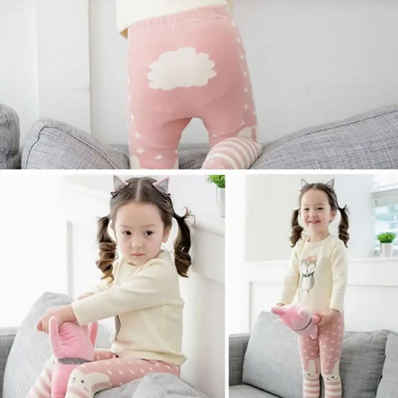 Infant Baby Girl Cotton Princess Tights,Kids Lovely Pink Socks Stockings Pants Hosiery Pantyhose,0-36 Months