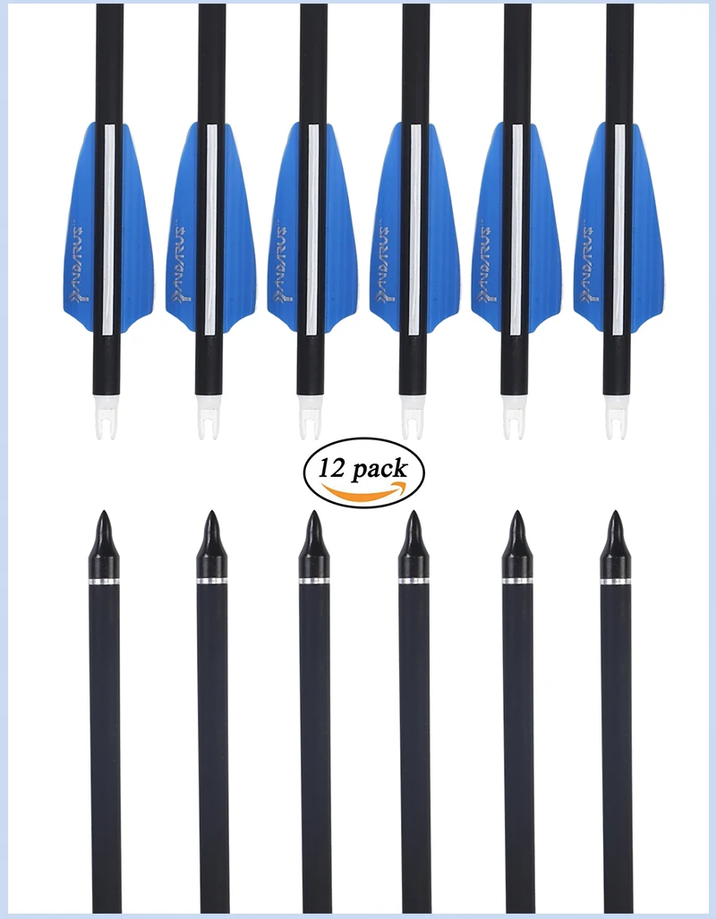 PANDARUS стрел и стрел для стрельбы из лука под открытым 28/30/32 дюймов позвоночника 500 углерода для игры в дартс практика охотничьих стрел съемный для молодежи соединение изогнутый лук мишень