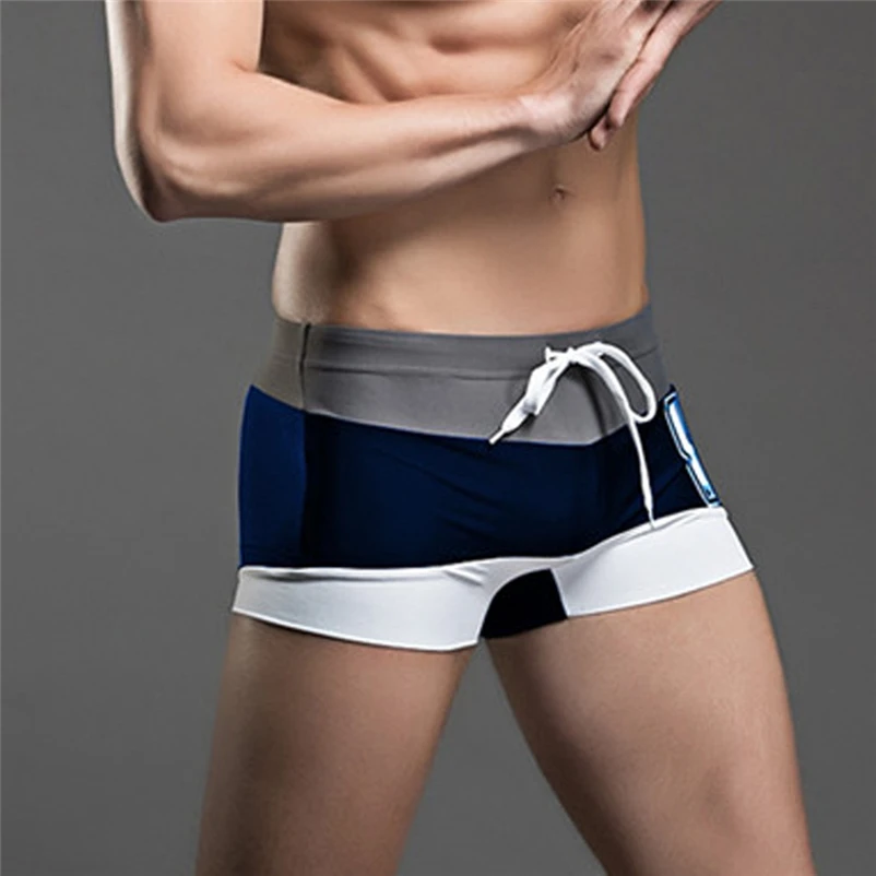 2018 Summer Mens Swim Trunks Swimwear Maillot De Bain Boy Swim Suits Boxer Shorts Swim Trunks Swimming Surf #FS#4JU05 (4)
