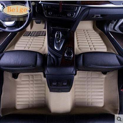 

no odor full surrounded Special car floor mats wear-resisting non-slip carpets waterproof rugs for VolkswagenTouareg