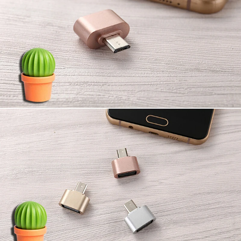

1pc Micro USB OTG Adapter Converter Type-C OTG Adapter for Android Phone Samsung Cable Card Reader Flash Drive OTG Cable Reader