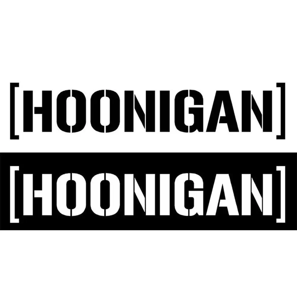 Автомобиль Hoonigan наклейки украшения для мотоциклов наклейки Черный Серебристый Hoonigan, Кен Блок дрейф JDM Moto Coche автомобиль-Стайлинг
