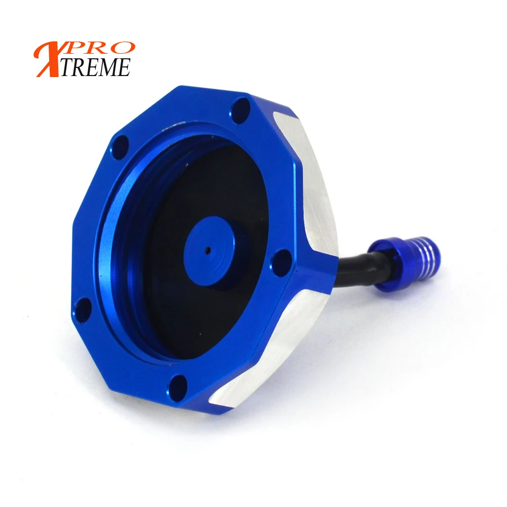 CNC Aluminum Gas Fuel Petrol Tank Cap Cover For KAWASAKI KFX450R KLX450R KX250 KX250F KX450F KX85 KX100 KLX110L KX KLX KFX KXF motorcycle fuel tank cover cap