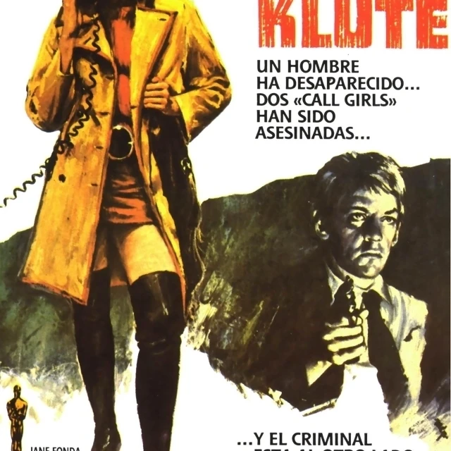 Klute L-R: Jane Fonda Donald Sutherland On Spanish Poster Art 1971 Movie Poster Masterprint (24 x 36)
