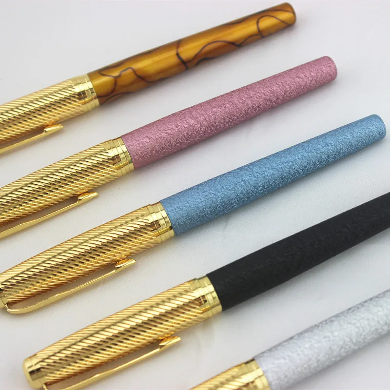 Цвет Jinhao чернил выберите школы ультратонкая милый стационарные перьевая ручка с 0,38 мм СИБ БЕСПЛАТНАЯ ДОСТАВКА
