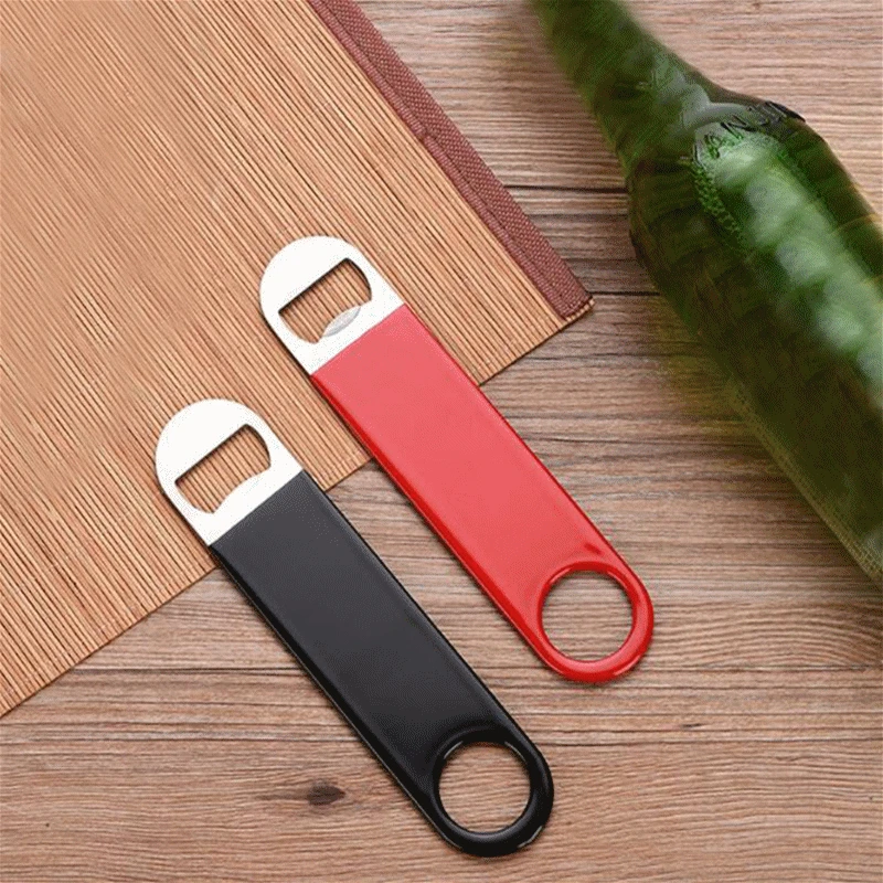 

New Stainless Steel Beer Bottle Opener Blade Remover Speed Durable Flat Beer Can Opener Remover Bar Blade Kitchen Tool