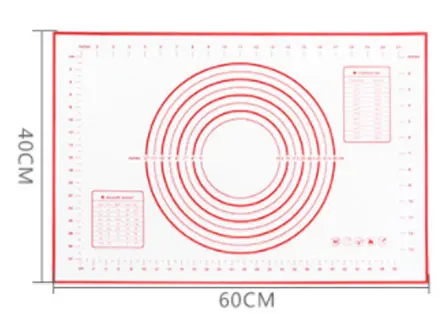 Baking Tool High Temperature Resistance Kitchen Kneading Pad Surface Mat Large Anti Slip Rolling Plate Silica Pad - Цвет: Многоцветный