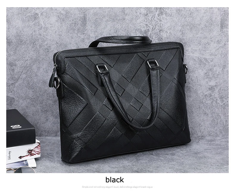 BAQI бренд мужской портфель сумка из натуральной коровьей кожи мужские сумки 2019 модные мужские сумки через плечо сумка-мессенджер