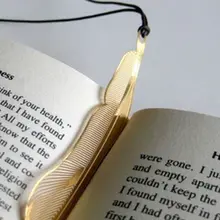 Стильный золотой ангел Знаки лист Ключ книга Знаки книга марка покрытием полый животных Закладка-перо канцелярские принадлежности