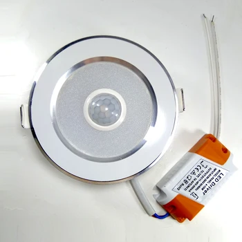 스마트 홈 모션 센서 LED 다운라이트, 복도 계단 창고, 어린이 방 천장 램프, 5W, 7W, 9W, 12W, 15W, 20W