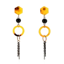 

Cool Geometric Dangle Earrings for Women Acrylic Chain Pendant Earrings Jewelry Fashion Wedding Party Accessories New Arrivals