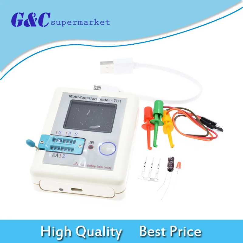 

Capacitance Meter Diode Triode TFT Transistor Tester LCR ESR NPN PNP MOSFET