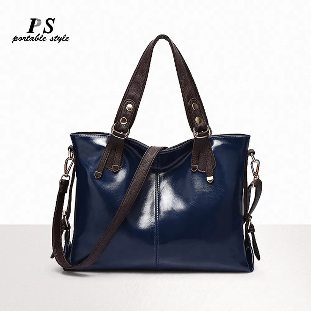Kopen Nieuwe Europese Stijl Dames Handtassen Vrouwen Echt Lederen tassen Totes Messenger Bags Hoge Kwaliteit Designer Luxe Merk Tas