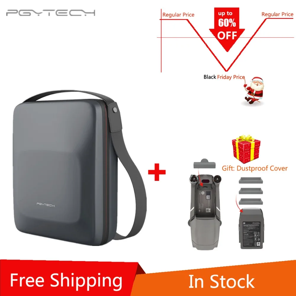 

PGYTECH Waterproof General Single-shoulder Bag Handbag Case for DJI MAVIC 2 PRO/MAVIC 2 ZOOM for DJI Flight UAV Buy 1 get 1 Gift