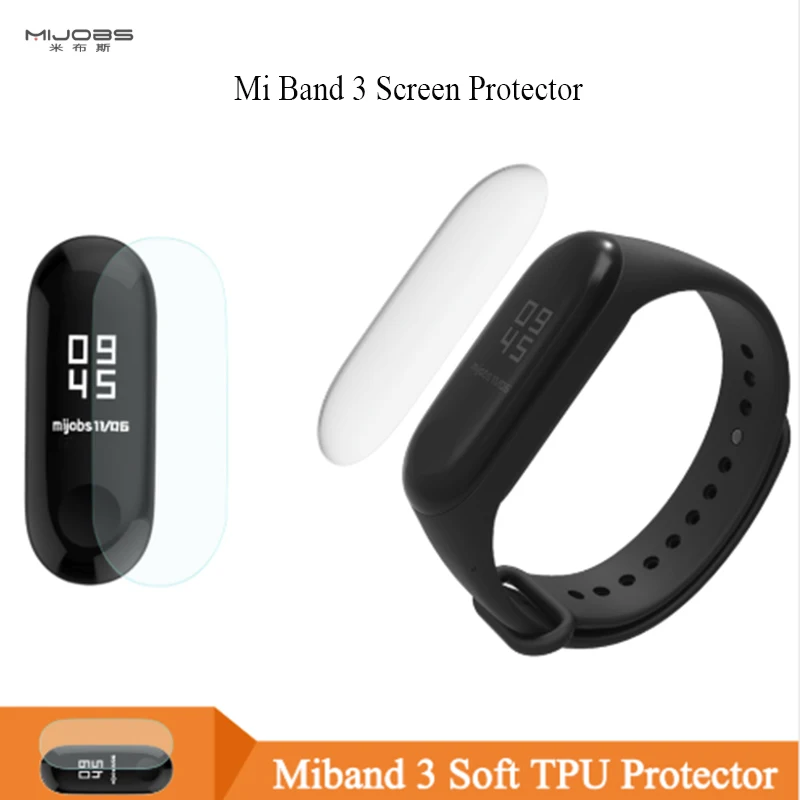 2 шт. Чехлы для Xiaomi Mi Band 3 Защита экрана Miband3 HD ультра тонкая пленка против царапин