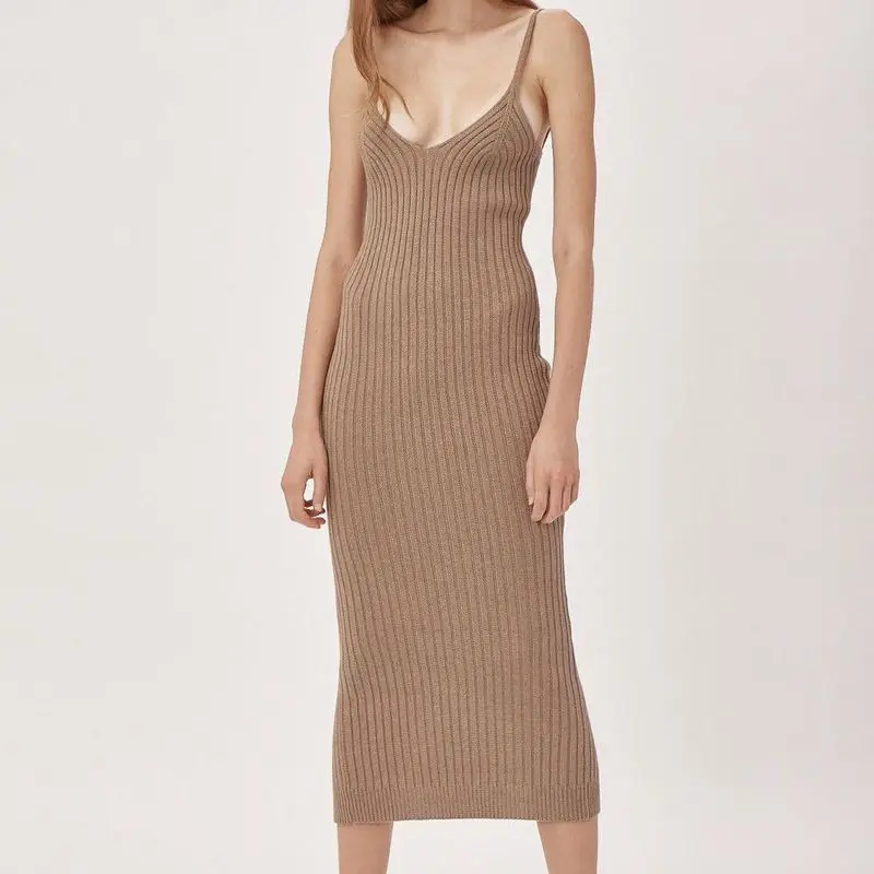 

Boho Beach Dresses For Women Summer Dress Sling Knitted Ladies Clothing And Tunics Dress Bohemian Hollow Sundress Female Frocks