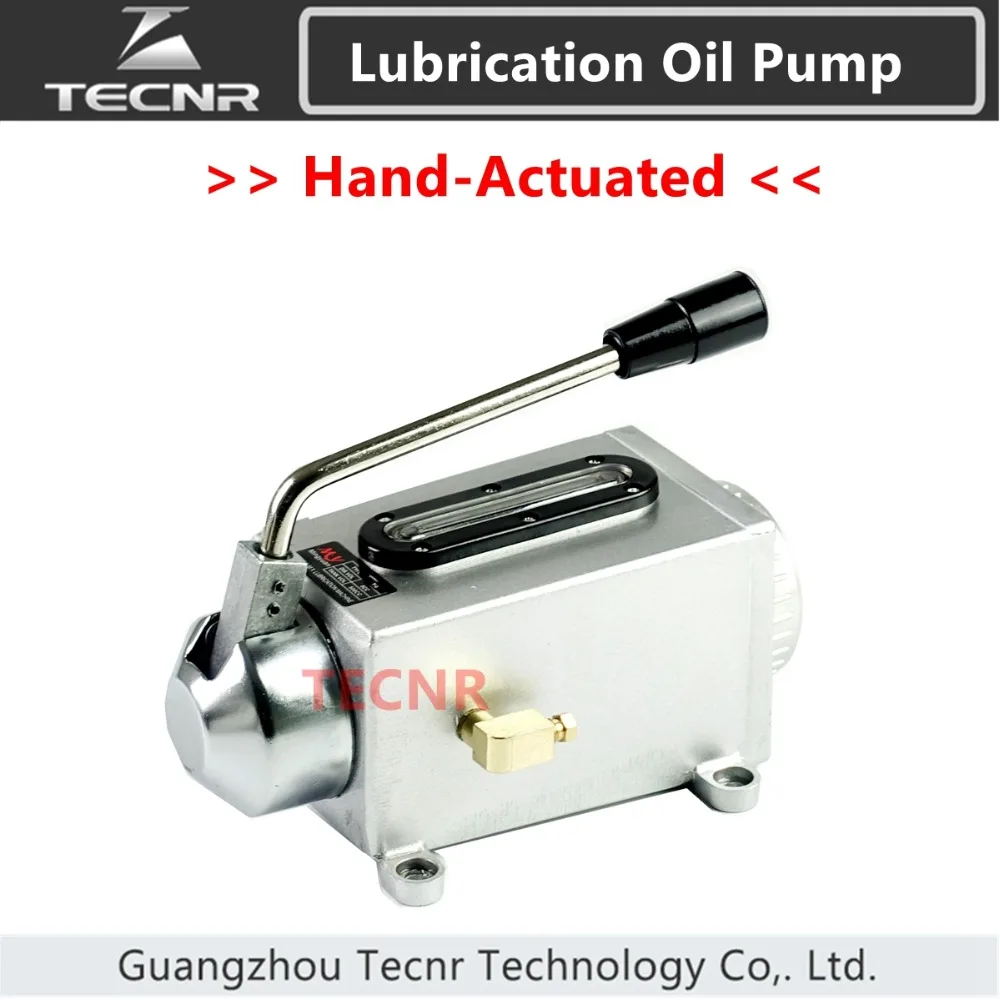 TECNR CNC lubricating oil pump hand actuated cnc router