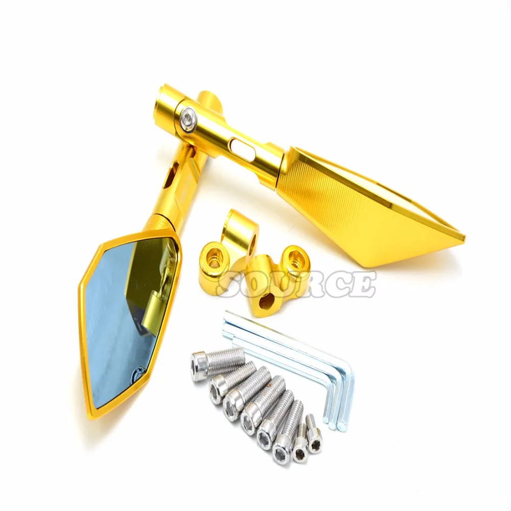 

free shipping Motorcycle side Mirror CNC Aluminium Mirror Rearview mirrors For yamaha YZF R1R6 XJR400 1300 V-MAX1200 FZ-1N FZ-6N