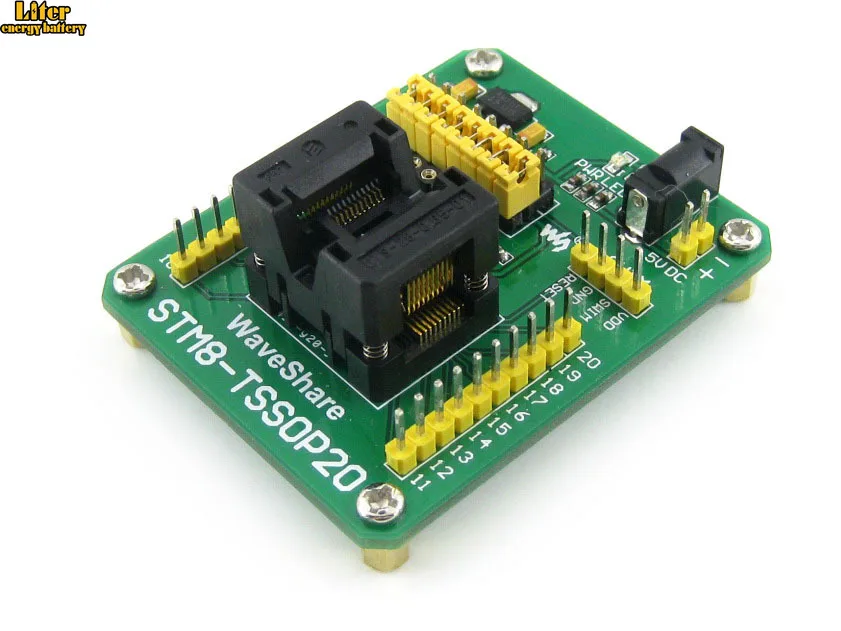 STM8-TSSOP20 STM8 STM8S программирующий адаптер IC тестовая розетка для TSSOP20 упаковка 0 65 мм
