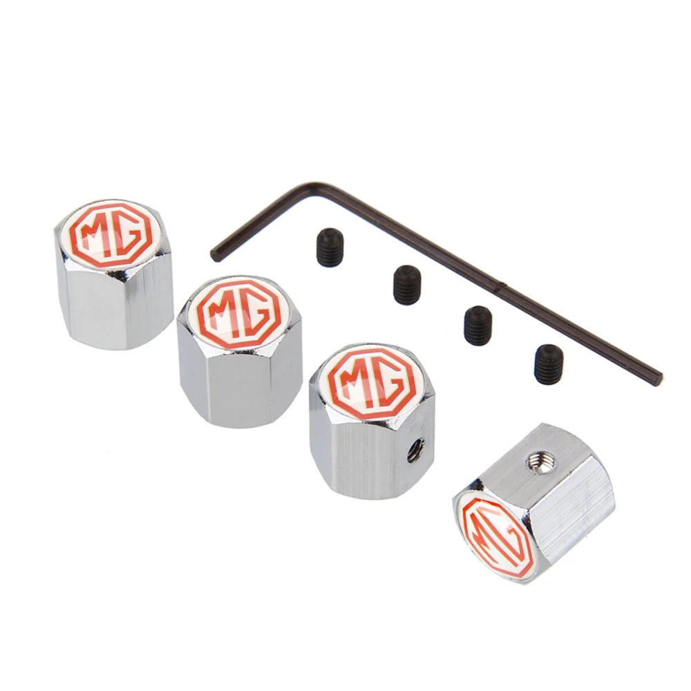 

For MG HS ZS GS GT TF MORRIS GARAGES 3SW MG3 MG5 MG6 MG7 350 Car Styling Anti-Theft Wheel Tire Valve Stem Caps Accessories