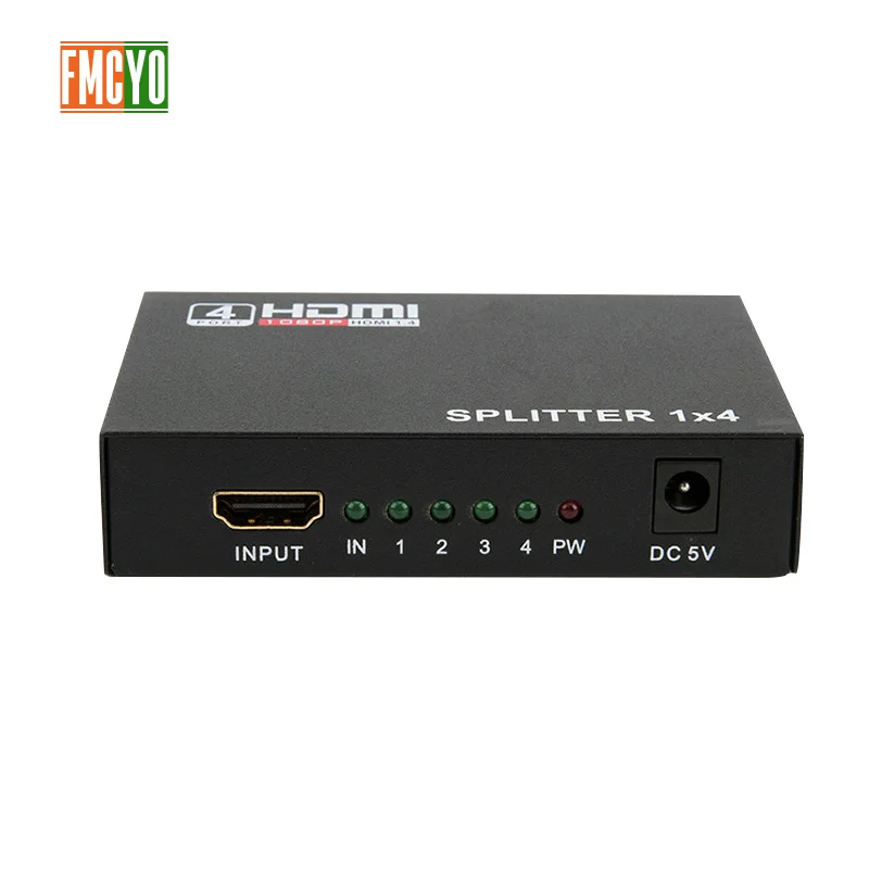 

HDMI Splitter KVM Switcher 4x1 1x4 Mini HDMI Port 4 Input 1 Output 1080P Resolution Bi-Directional HDMI Switch Matrix Support 3D
