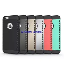 100pcs Dual Heavy Duty armor Shield Case For Apple iPhone 6 6S case 6S Protective Skin