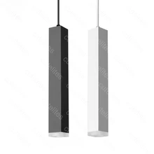 Светодиодный подвесной светильник с регулируемой яркостью, освещение для кухни, острова, столовой, магазина, бара, украшение для прилавка, подвесные лампы для цилиндрической трубы