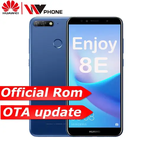 Original Huawe Enjoy 3GB 32GB Octa Core 5 7 inch 1440 720P Android 8 0 3000 mAh Dual Rear Camera Fingerprint Face